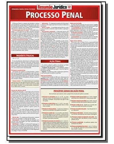 Resumao Juridico - Processo Penal - 02 Ed.