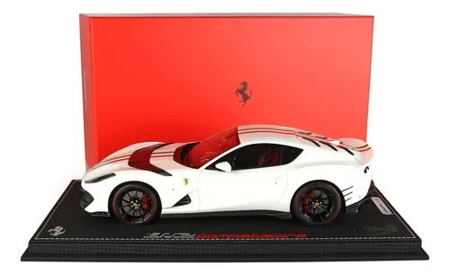 Ferrari 812 Competizione Branca Italia 1/18 Bbr Miniatura