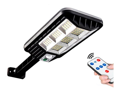 Foco Led Solar 120 Led Luminaria Panel Sensor Control Remoto