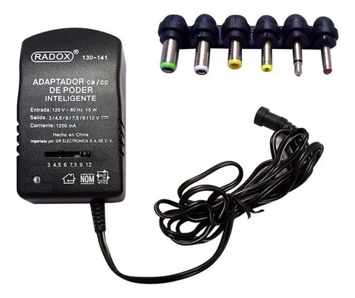 Eliminador Adaptador De Voltaje Universal 3 A 12 V 1200 Ma