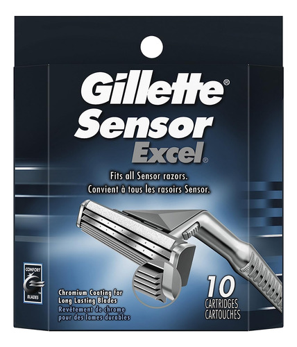 Recambios Para Cuchillas De Afeitar Gillette Sensor Excel Pa