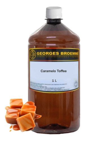 Essência Caramelo Toffee Alimentícia Gb 1 Litro