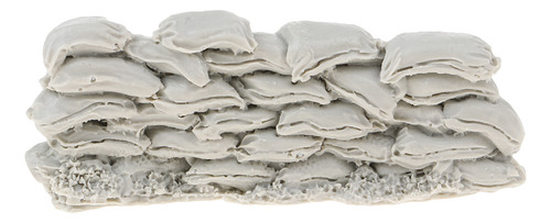 1:35 Modelos Pared De De Arena Sandbag Wall Model Miniatura