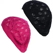 Comprar Gorros Sombreros Y Boinas Suave Rosado Talla Única