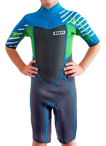 Traje De Neoprene Ion Capture 2.5 Chicos Junior Corto Shorty