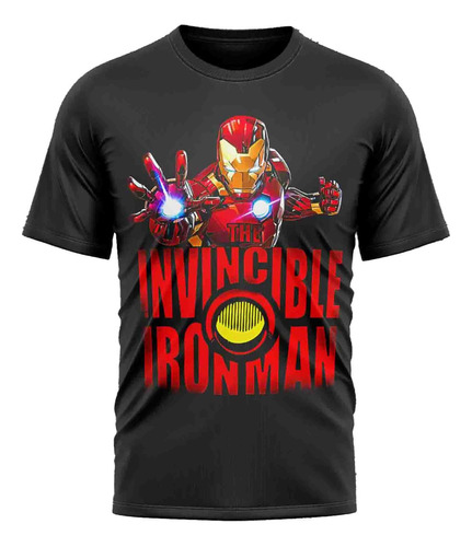 Remera Invencible Iron Man Marvel Dtf#3006