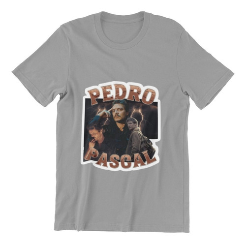 Polera Unisex Pedro Pascal The Last Us Estampado Algodon