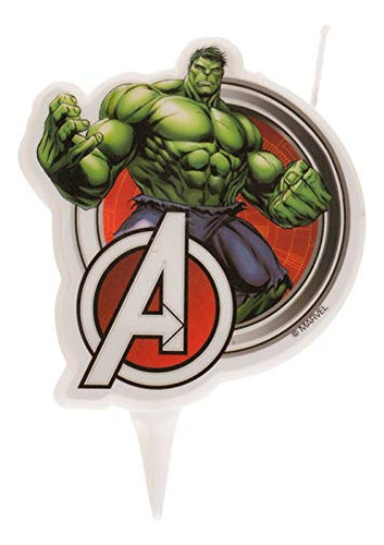 Dekora Avengers Hulk Vela Para Decoracion Multicolor In