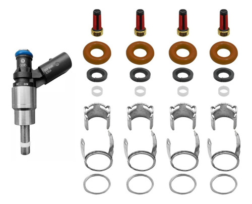 Kit Inyector Gdi Vw Bora 2.0 Tfsi 2005 A 2010 (4 Juegos)