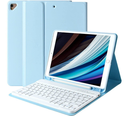 Funda Para Teclado Para iPad De 9ª Generacion - Azul