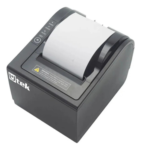 Impresora Utek 80mm 230mm/s Usb + Lan Ut-prt230ue Color Negro