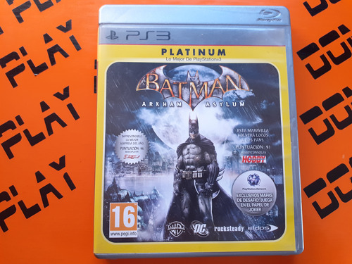 Batman Arkham Asylum Platinum Ps3 Físico Envíos Dom Play