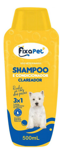Shampoo Para Cachorros E Gatos Fixapet 500ml 