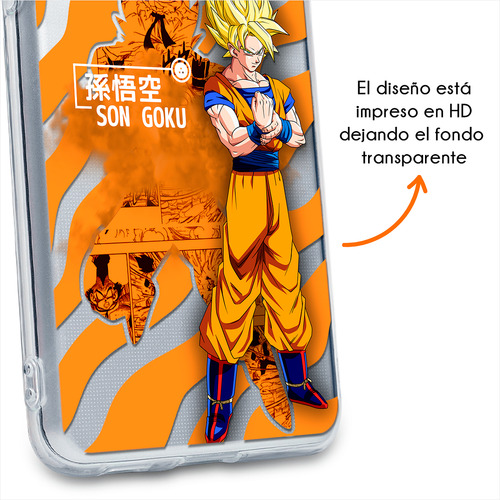 Funda Para Zte Dragon Ball Z Goku Super Saiyajin Anime Case
