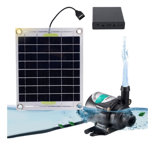 10w/12v Bomba De Agua Solar Con Batería,fuente De Estanque