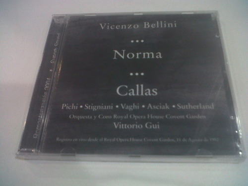 Norma, Bellini Callas Sutherland - 2cd 2004 Nuevo Nacional