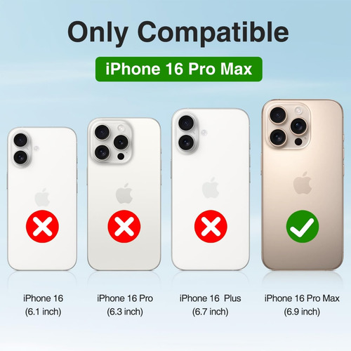 Funda De Batería Alpatronix Para iPhone 16 Pro Max 15w Negra