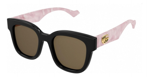 Gucci Gg0998s 005 Square Shape Cafe Rosa Original