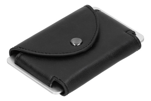 Tarjetero Portátil Rfid Pu De Cuero Para Negocios