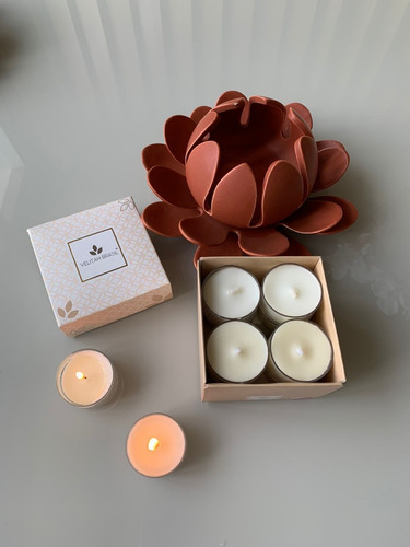 Imagem 5 de 5 de Kit Vela Aromática Premium Floral C/12 Mini Velas Perfumadas