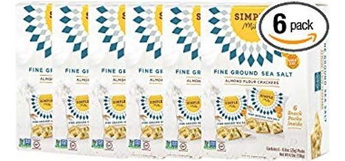 Mills Simple Harina De La Almendra De La Galleta Snack Pack,