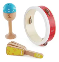 Comprar Set Musical De Percusión Junior De Madera 03 Instrumentos