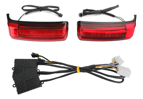 Alforjas Led Alforjas Luces Giro Freno For Touring 1996-13