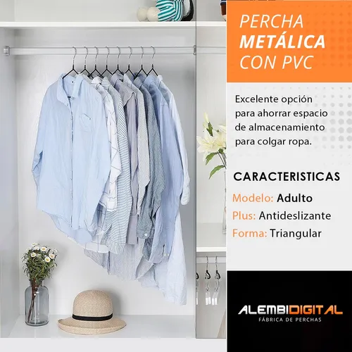 Colgador de ropa pvc hotsell