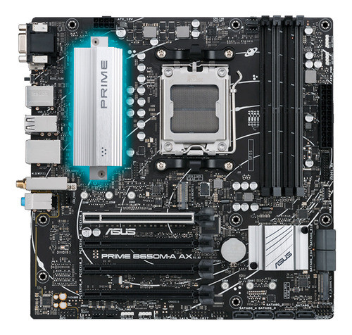 Tarjeta Madre Asus Prime B650m-a Ax Ii-csm Am5 Ddr5 M.2 Matx