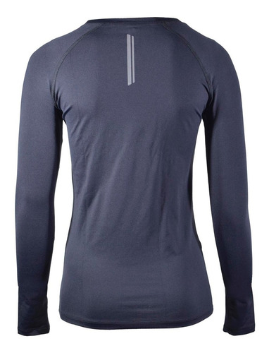 Remera Térmica Salomon Hybrid Ls Tee Mujer Negro