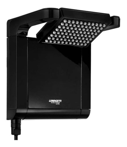 Imagem 2 de 3 de Chuveiro elétrico de parede Lorenzetti Acqua Ultra Star preto 7800W 220V