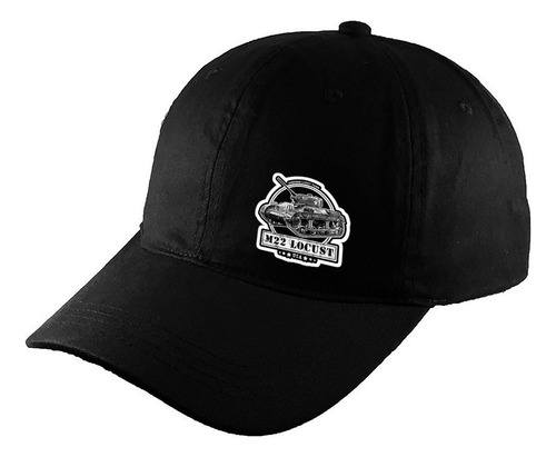 Gorra Clasica Algodón Negra Guerra Mundial Rr77