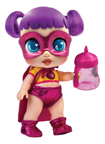 Muñeca Supercute Glitzy Cool Con Accesorios