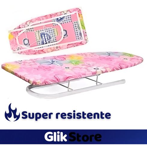 Tabla Planchar Mesa Cama Plegable Reforzada Liviana Práctica Floreado / Rayado Varios