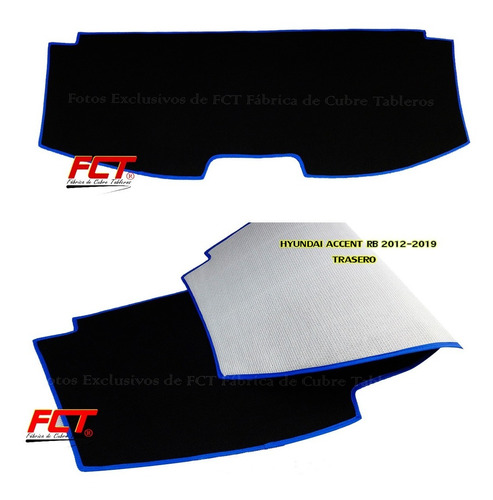 Cubre Tablero Trasero- Hyundai Accent Rb 2012 2013 2014 2015