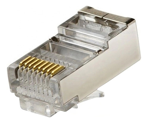 Conector Blindado Rj45 Cat5e Mmes-21-100b