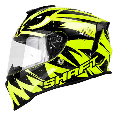 Casco Integral Primitive Shaft Brillante Visor Transparente