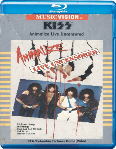 Blu-ray Kiss Animalize Live Uncensored 1985