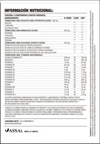 Termogenic Max X2 Quemador De Grasa Real Perdida De Peso