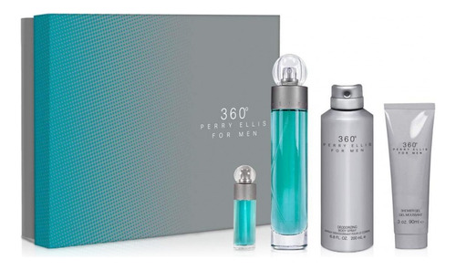 Perry Ellis 360 For Men 100ml + 7,5ml + Bl + Deo