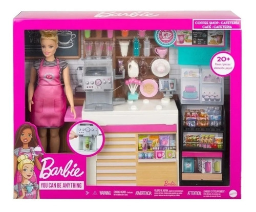 Barbie Careers Cafetería Muñeca Para Niñas Mattel 