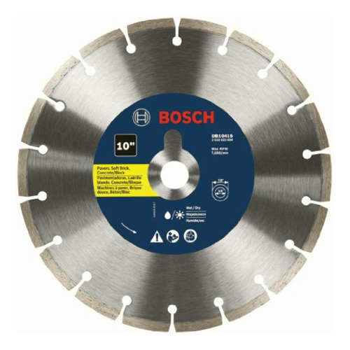 Bosch Db1041s Hoja De Diamante Segmentada De 10 Pulgadas