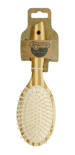 Cepillo De Pelo Oval Madera De Bamboo C1143