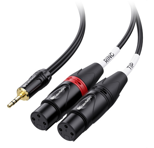 Cable Matters Cable Trs A 2 Xlr De 0.138 In De 1/8 De Pulgad