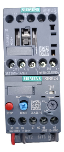 Arrancador Siemens 1.25 - 1.5hp Trifasico 220v, 3.5 - 5 A