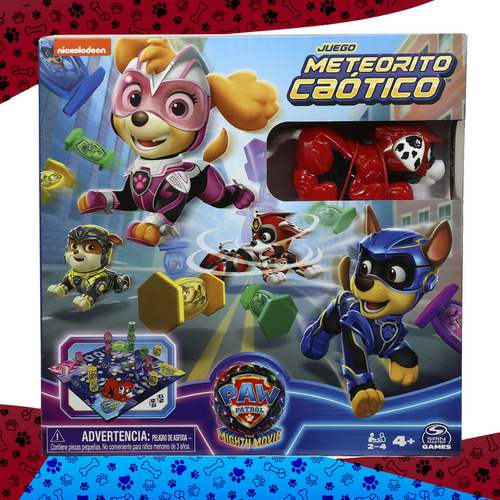Paw Patrol Meteorito Caotico Juego De Mesa Spin Master