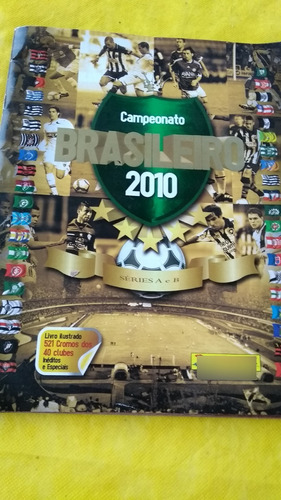 Álbum Figurinhas Campeonato Brasileiros A E B De 2010 Incomp