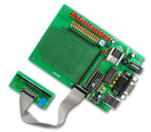 At2051 Kit Tarjeta De Evaluación Microcontrolador 8051 