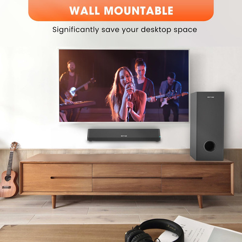 Bestisan Barras De Sonido Para Tv Con Subwoofer, Barra De So
