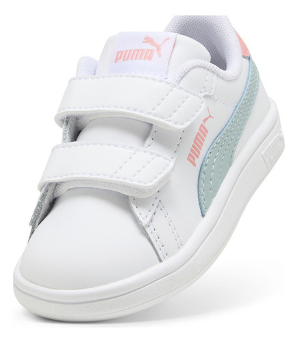 Zapatilla Puma Smash 3.0 L V Inf Blanco Niña